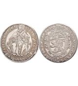 Stříbrná mince Tolar 1621 - znak / sv.Rupert