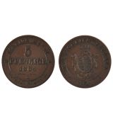Německo  5 Pfennig 1864 B