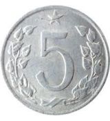 Mince -  Československo sada 8 ks 1947-1963