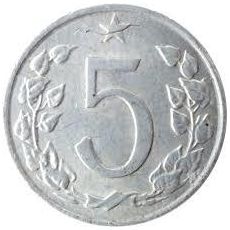Mince -  Československo sada 8 ks 1947-1963