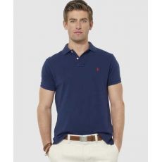 Ralph Lauren Poloshirt Custom Fit ( modré )