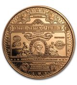 Mince - 1 oz 1 oz Měděná mince - $2.00 Washington Silver Certificate