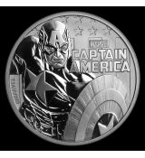 $ 1 Marvel Series "Captain America" ​​BU 1 Oz