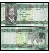 Jižní Súdán jedna sudánská libra