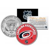 CAROLINA HURRICANES NHL Hockey JFK Kennedy Half Dollar americká mince - oficiálně licencovaná