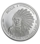 2015 Native American Mint $ 1 Sioux Indian BU