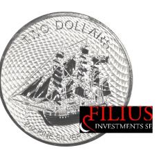 Cook Islands Bounty 2020 2 oz stříbrná mince