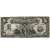 Stříbrný certifikát 2 dolary z roku 1899 (Washington)