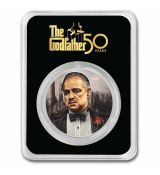 Mince 2 $ Kmotr 50. výročí TEP (barevná) 1 oz The Godfather