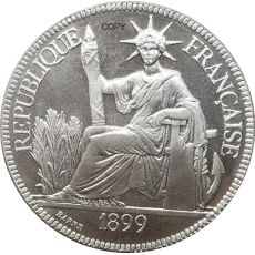 Francouzská Indočína 1924 1 Piastre