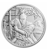 Stříbrná mince Ancient Warriors – Samurai 1 Oz 2022 Fiji