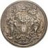 AR Medaile 1726 - Na dekorování čtyř prelátů. Znak mezi dvěmi posttavami, andělé nesou klobouk / 5 znaků, dvojitý opis. Ag 68 mm (93,85 g) RR!