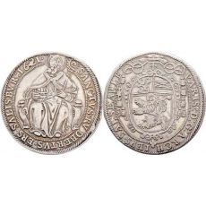 Stříbrná mince Tolar 1621 - znak / sv.Rupert