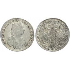 Marie Terezie Stříbrná mince 1/2 Tolar 1765, Hall,