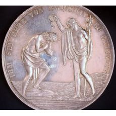 Medaile k výročí rytce Christiana J. Krűgera 1785 - 1814