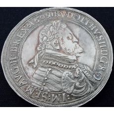 Rudolf II., 1576 - 1612 Stříbrná mince Tolar 1719 Tolar 1609,