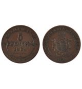 Německo  5 Pfennig 1864 B