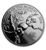 Lunární Rok Opice (Monkey)  1 Oz Velká Británie