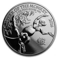 Lunární Rok Opice (Monkey)  1 Oz Velká Británie