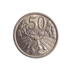 Mince -  Československo sada 7 ks 50h 1921-1969