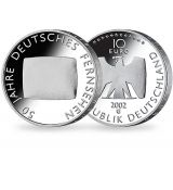 Mince - 10 EUR 2002 - 50 let Deutsches Fernsehen