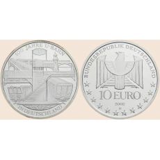 Mince : 10 EUR 2002 100 let v podzemí v Německu
