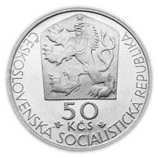 Mince :50 Kčs 120. výročí úmrtí Jána Kollára 1977