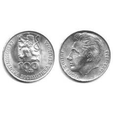 Stříbrná mince 100 Kčs Julius Fučík 100. výročí 1978