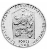 Stříbrná mince 50 Kčs Český Krumlov 1986