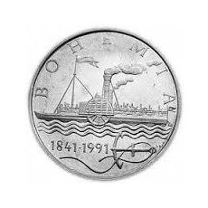 Mince 1991 150. VÝROČÍ ZAHÁJENÍ PLAVBY PRVNÍHO ČESKÉHO PARNÍKU BOHEMIA