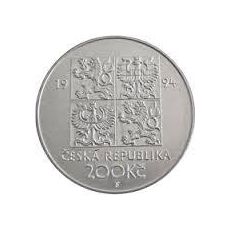 Stříbrná mince 200 Kč Ochrana a tvorba životního prostředí 1994 Standard