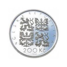 Stříbrná mince 200 Kč Pavel Josef Šafařík 200. výročí narození 1995 Standard