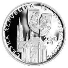 Stříbrná mince 200 Kč Petr Vok z Rožmberka 400. výročí úmrtí 2011 Proof