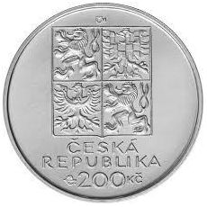 Stříbrná mince 200 Kč Ondřej Sekora 100. výročí narození 1999 Standard