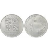 Stříbrná mince 200 Kč Vítězslav Nezval 100. výročí narození 2000 Standard