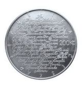 Stříbrná mince 200 Kč Jarmila Novotná 100. výročí narození 2007 Proof