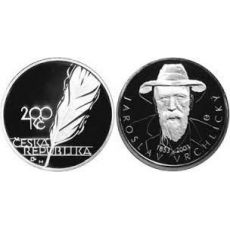 Stříbrná mince 200 Kč Jaroslav Vrchlický 150. výročí narození 2003 Standard