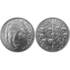 Stříbrná mince 200 Kč Prokop Diviš Bleskosvod 250. výročí sestrojení 2004 Standard
