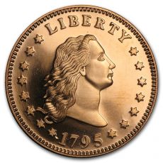 Mince :1oz  Flowing Hair Dollar