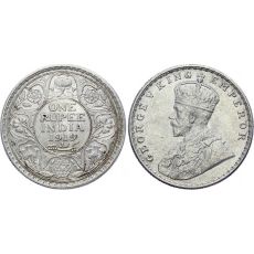 Mince India - British 1 Rupee 1919