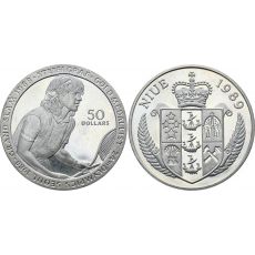 Mince Niue 50 dolarů 1989