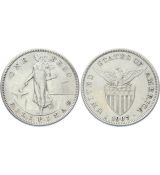 Mince Filipíny 1 Peso 1907 S