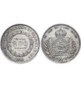 Mince Brazílie 200 Reis 1862
