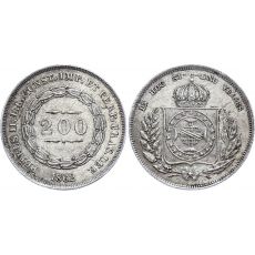 Mince Brazílie 200 Reis 1862