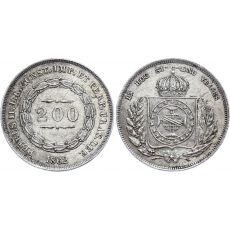 Mince Brazílie 200 Reis 1862