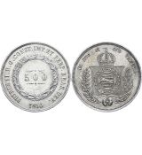Mince Brazílie 500 Reis 1856