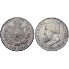 Mince Brazílie 2000 Reis 1889