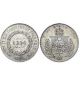 Mince Brazílie 1000 Reis 1861