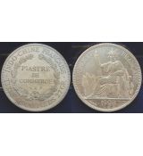 Mince Francouzkáh Indočína Piastre  1908