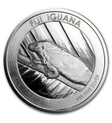 Mince- 2016 Fidži $ 1 Silver Iguana BU